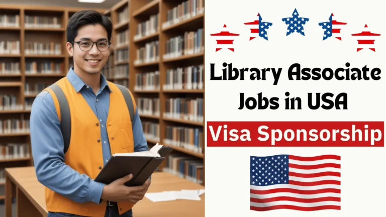 Best Library Associate Jobs in USA with Visa Sponsorship