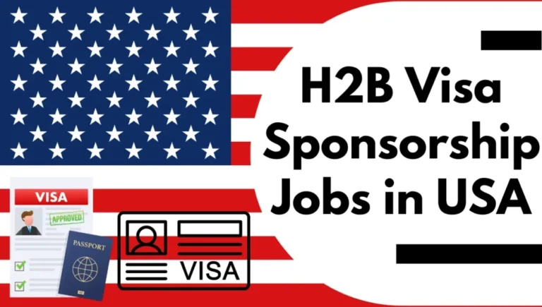 H2B Visa Sponsorship Jobs in USA