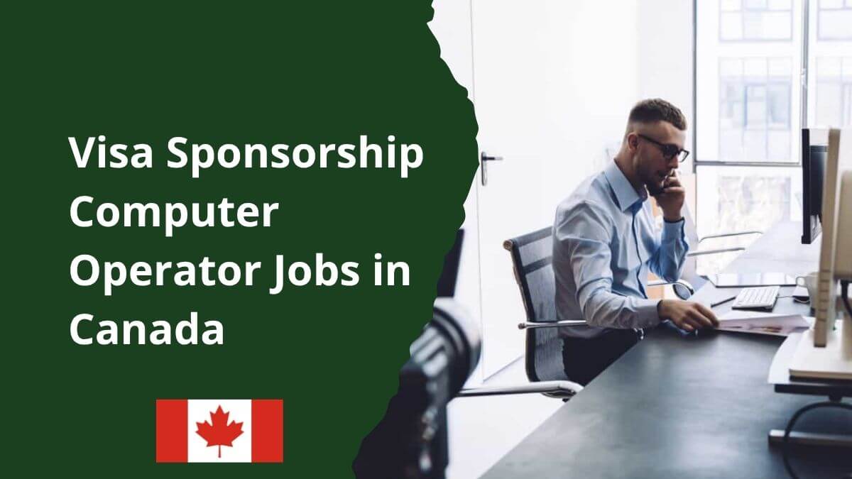 Computer oprator Jobs in Canada