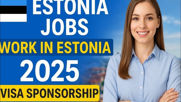 Jobs in Estonia with Visa Sponsorship