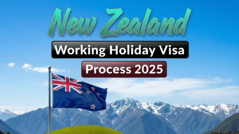New Zealand Working Holiday Visa Process October 2025