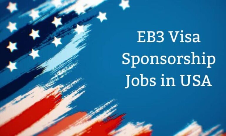 EB3 Visa Sponsorship Jobs in USA