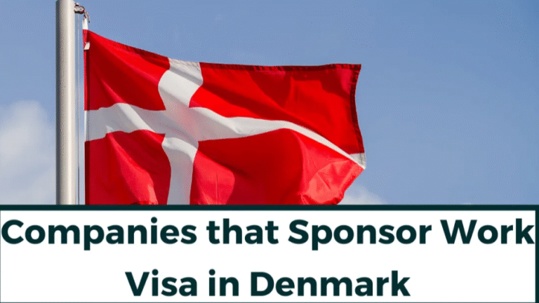 Companies that Sponsor Work Visa in Denmark 2025