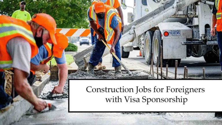 Construction Jobs in USA with Visa Sponsorship 2025