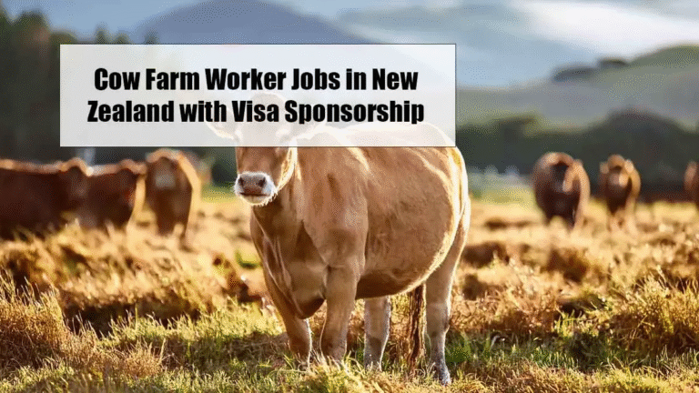 Cow Farm Worker Jobs in New Zealand