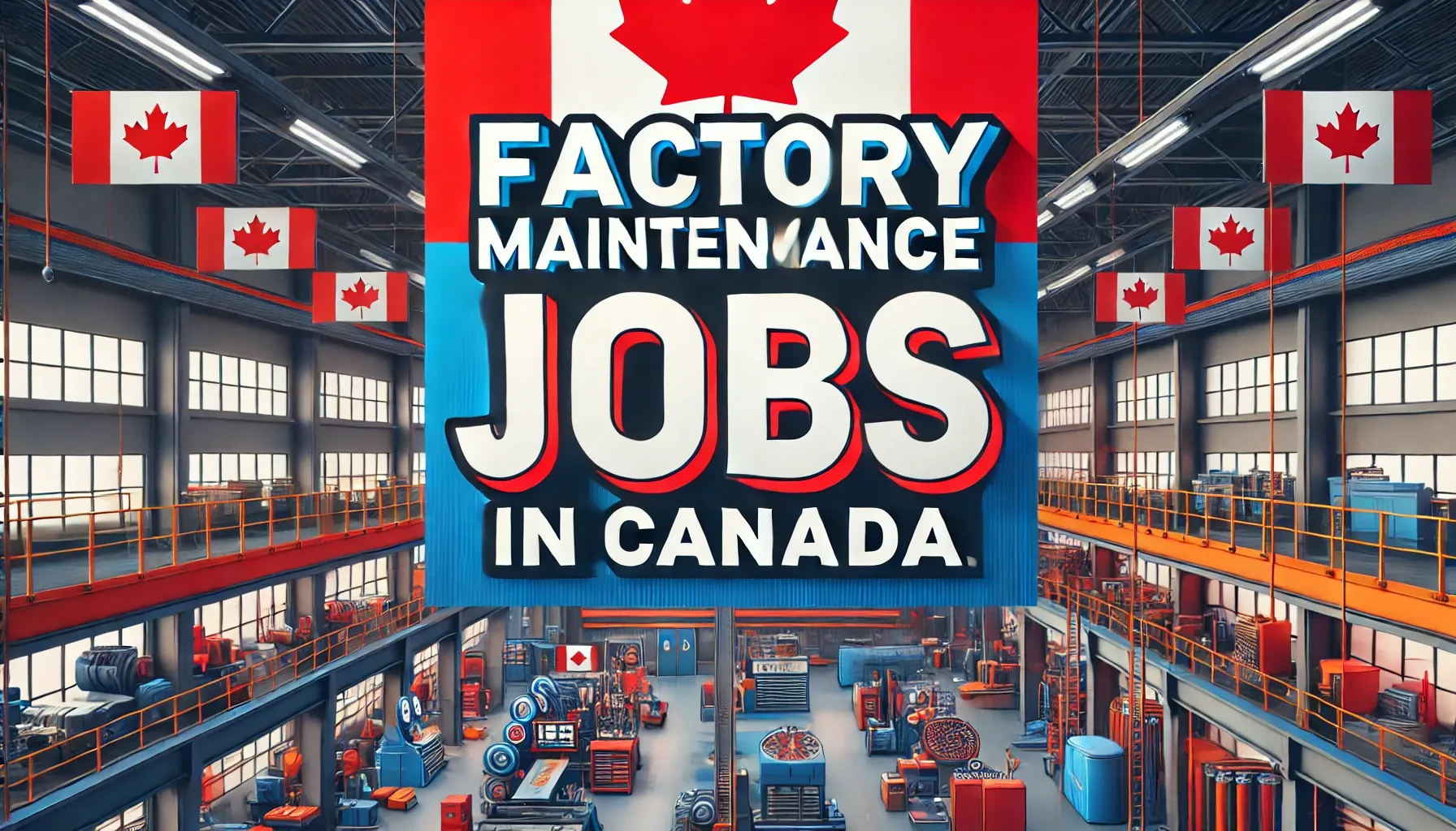 Factory Maintenance ManWoman Jobs in Canada
