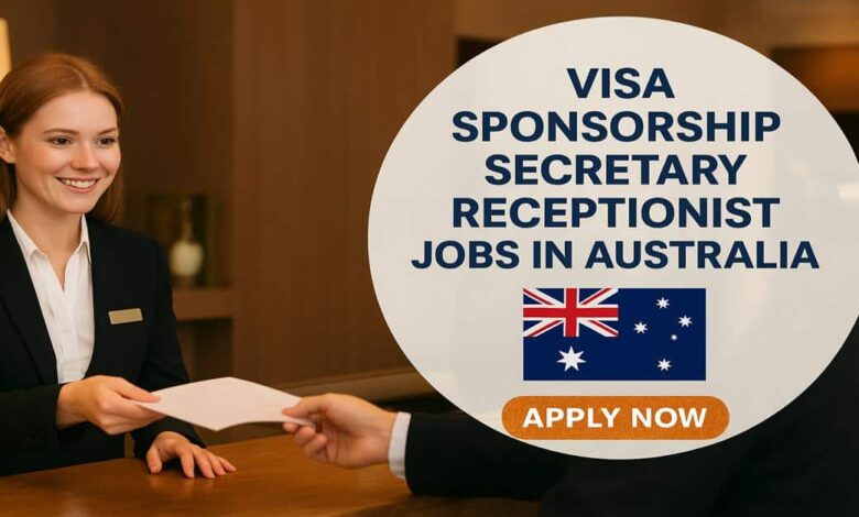 Secretary Receptionist Jobs in Australia