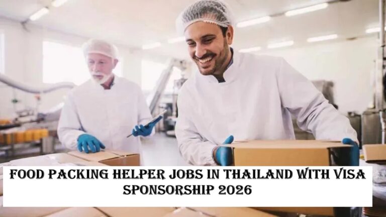 Food Packing Helper Jobs in Thailand