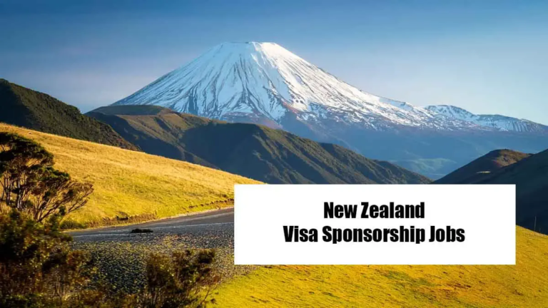 New Zealand Visa Sponsorship Jobs