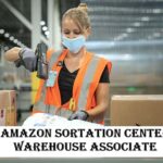 Amazon sortation center warehouse associate