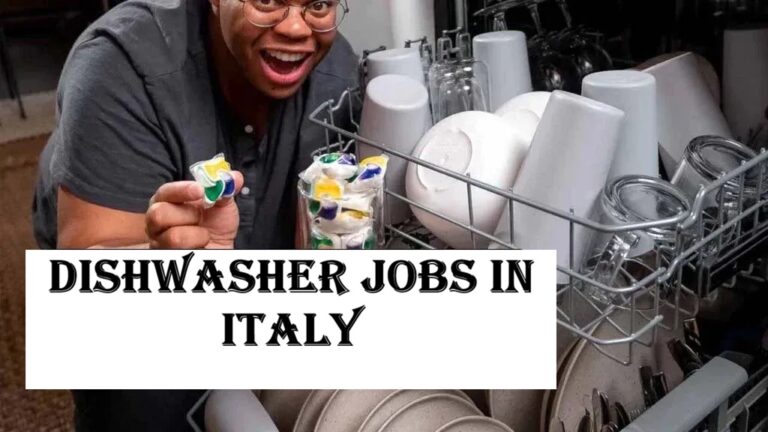Dishwasher Jobs in Italy