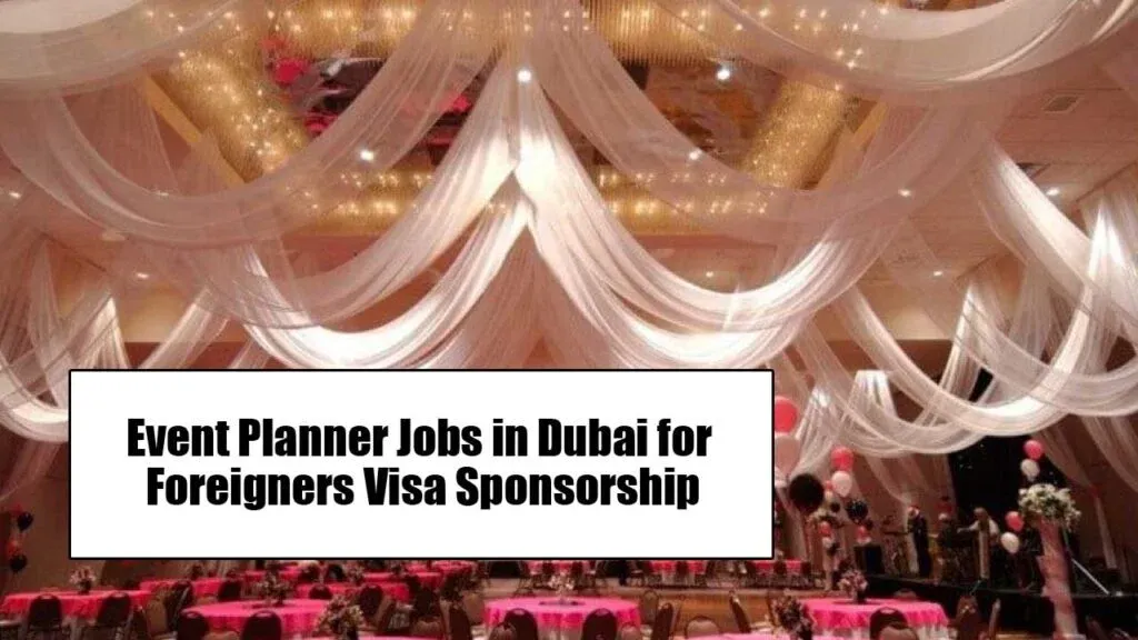 Event Planner Jobs in Dubai