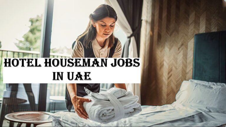 Hotel Houseman Jobs in UAE