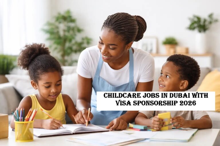 Childcare Jobs in Dubai with Visa Sponsorship 2026