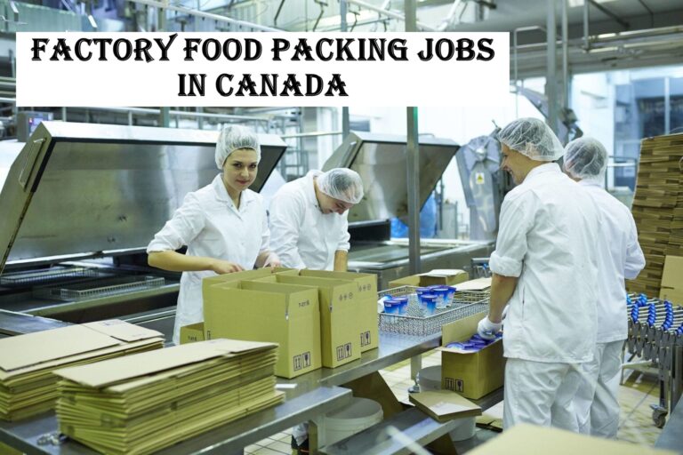 Factory Food Packing Jobs in Canada