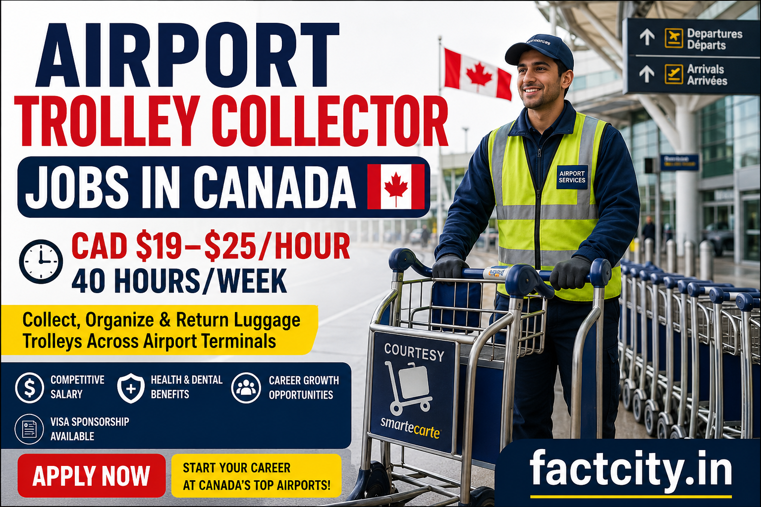 Airport Trolley Collector Jobs in Canada