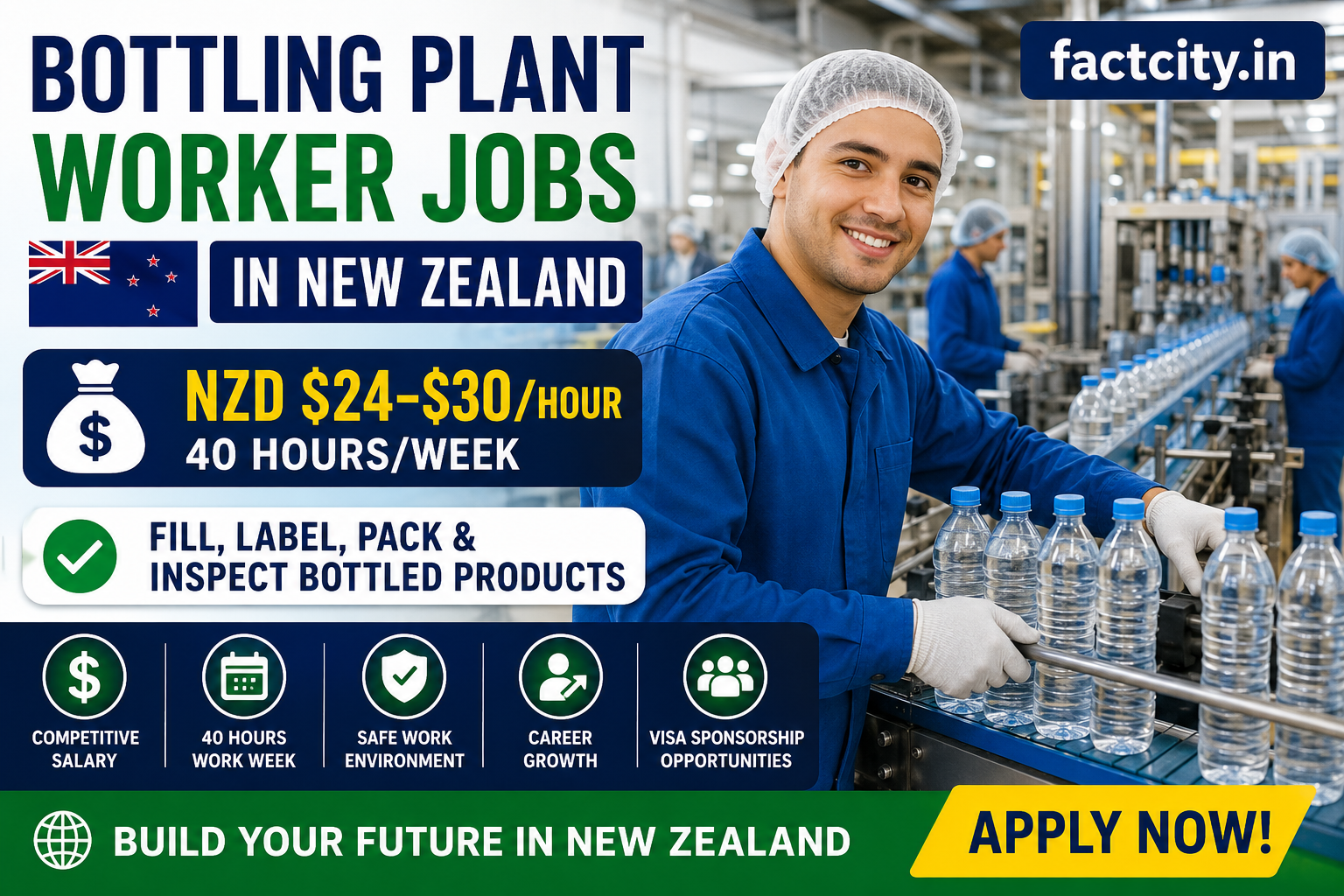 Bottling Plant Worker Jobs in New Zealand