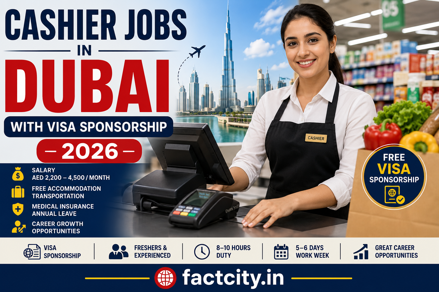 Cashier Jobs in Dubai