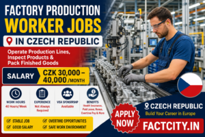 Factory Production Worker Jobs in Czech Republic