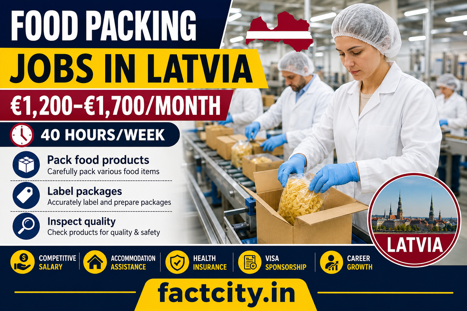 Food Packing Jobs in Latvia