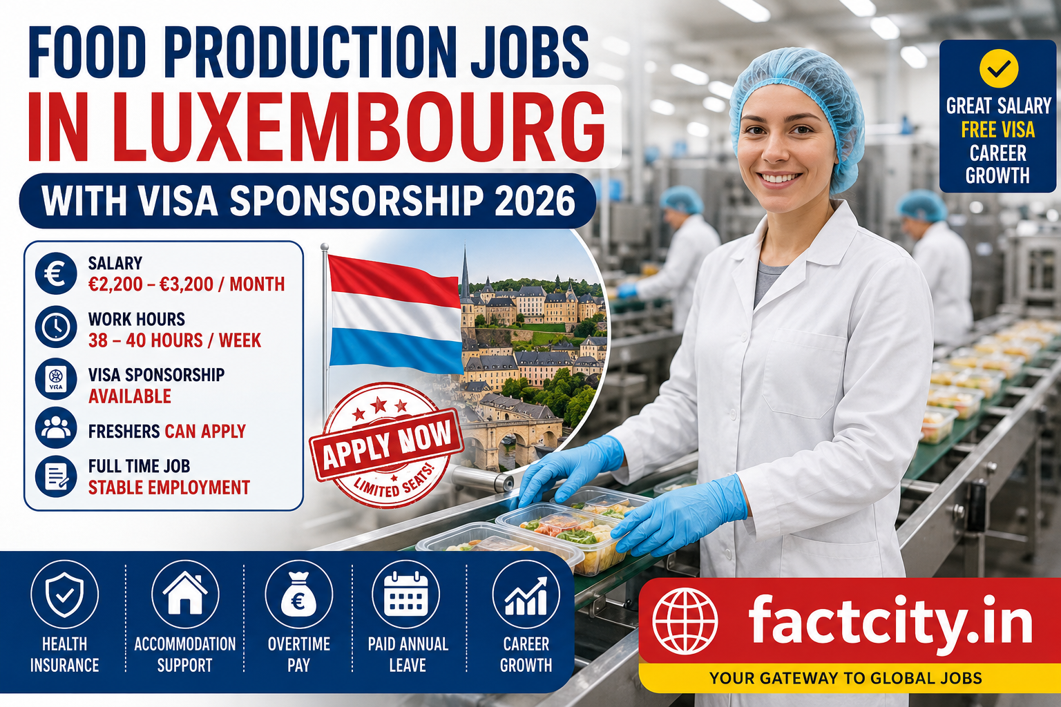 Food Production Jobs in Luxembourg