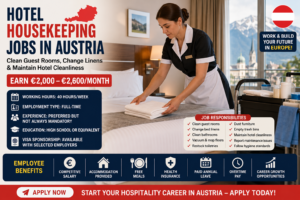 Hotel Housekeeping Jobs in Austria