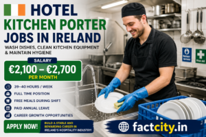 Hotel Kitchen Porter Jobs in Ireland