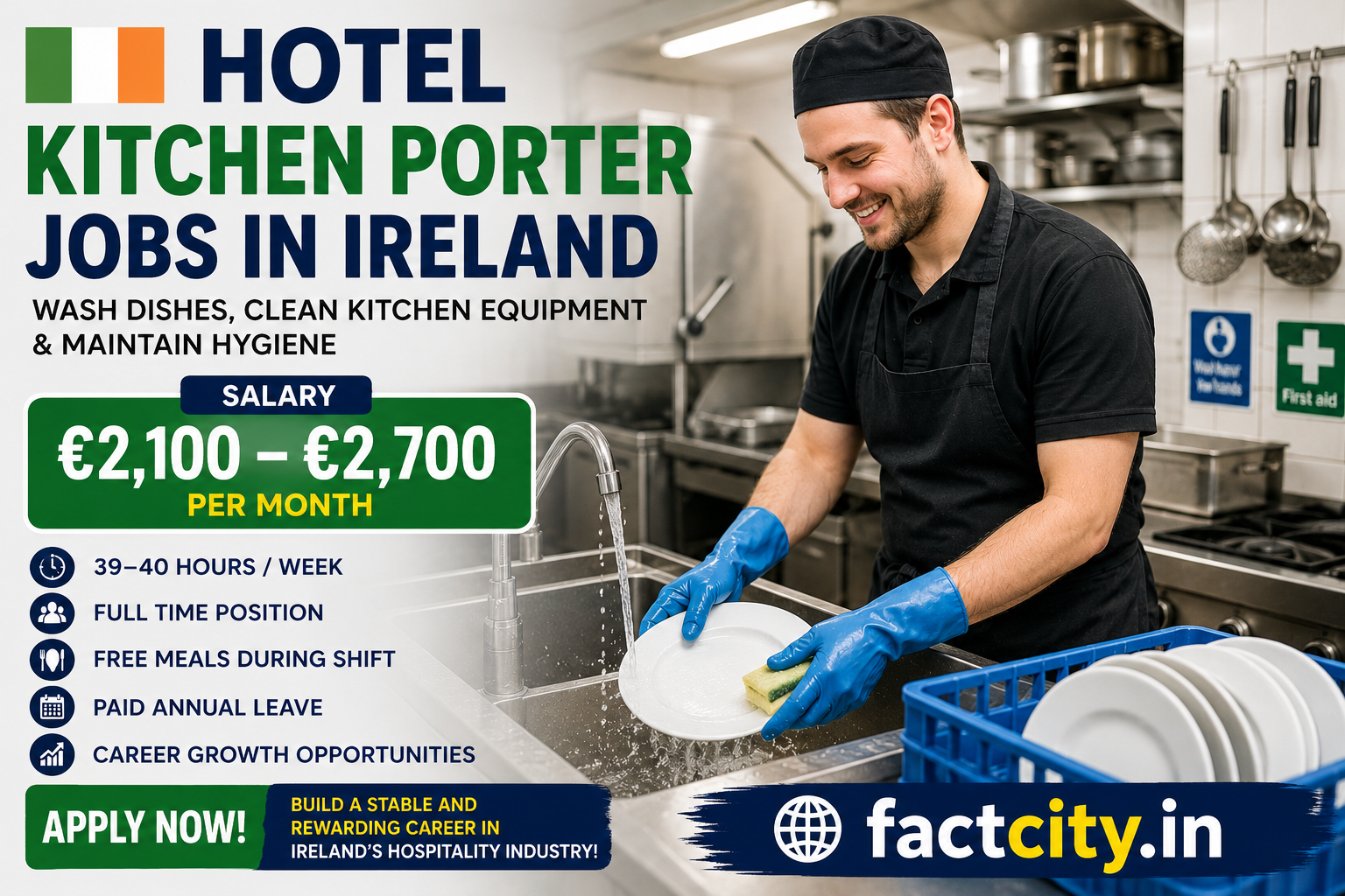 Hotel Kitchen Porter Jobs in Ireland