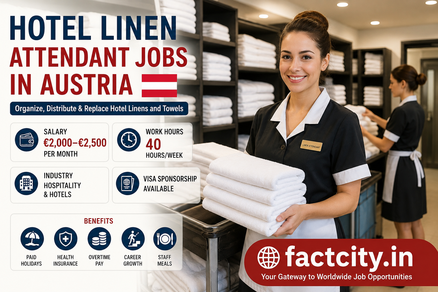 Hotel Linen Attendant Jobs in Austria