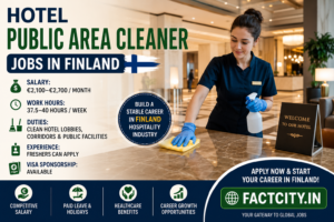 Hotel Public Area Cleaner Jobs in Finland