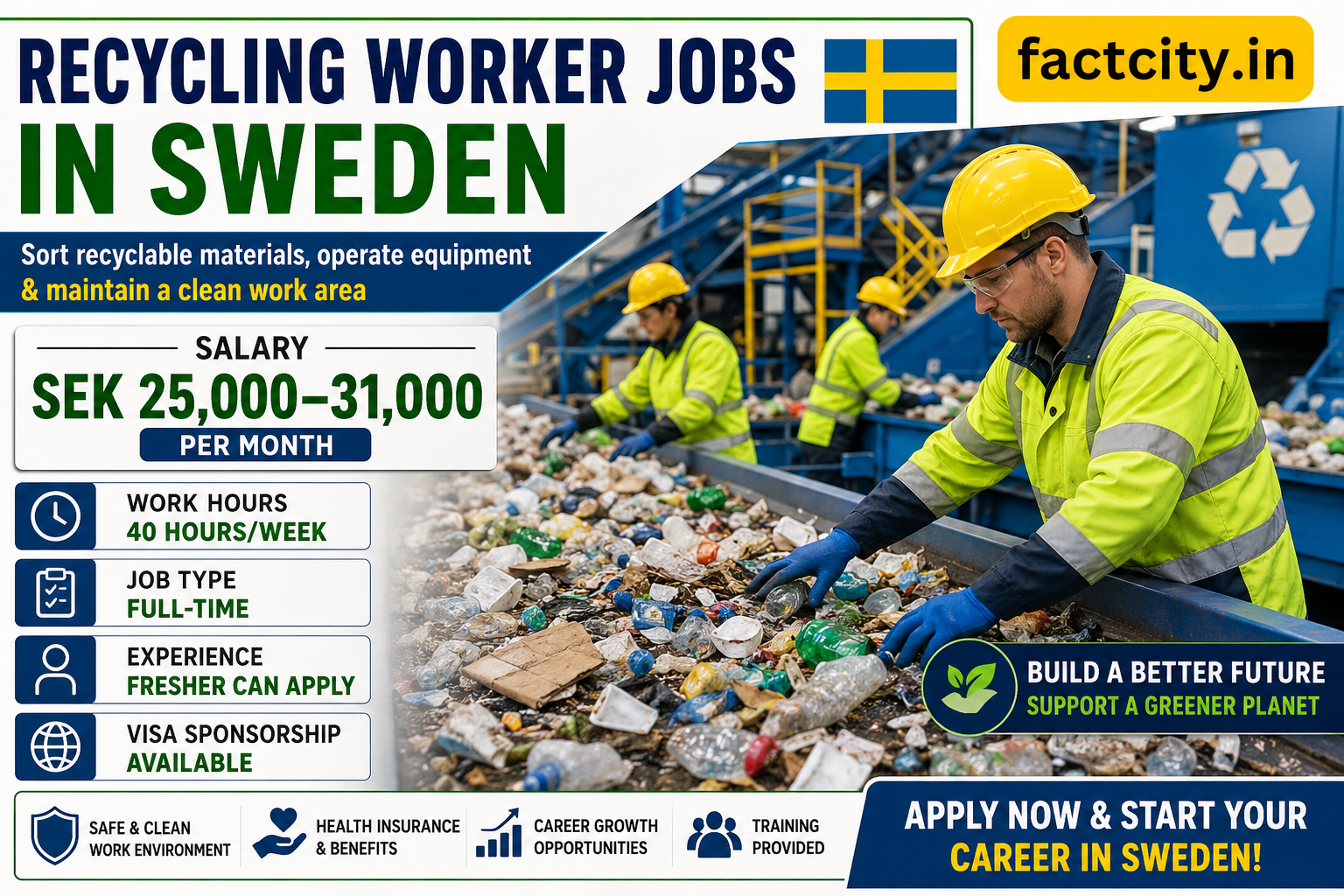 Recycling Worker Jobs in Sweden