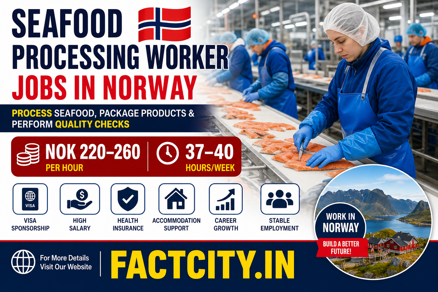 Seafood Processing Worker Jobs in Norway