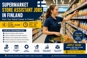 Supermarket Store Assistant Jobs in Finland