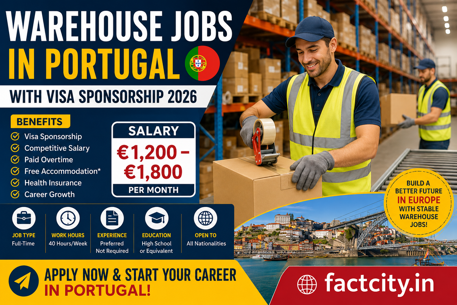 Warehouse Jobs in Portugal