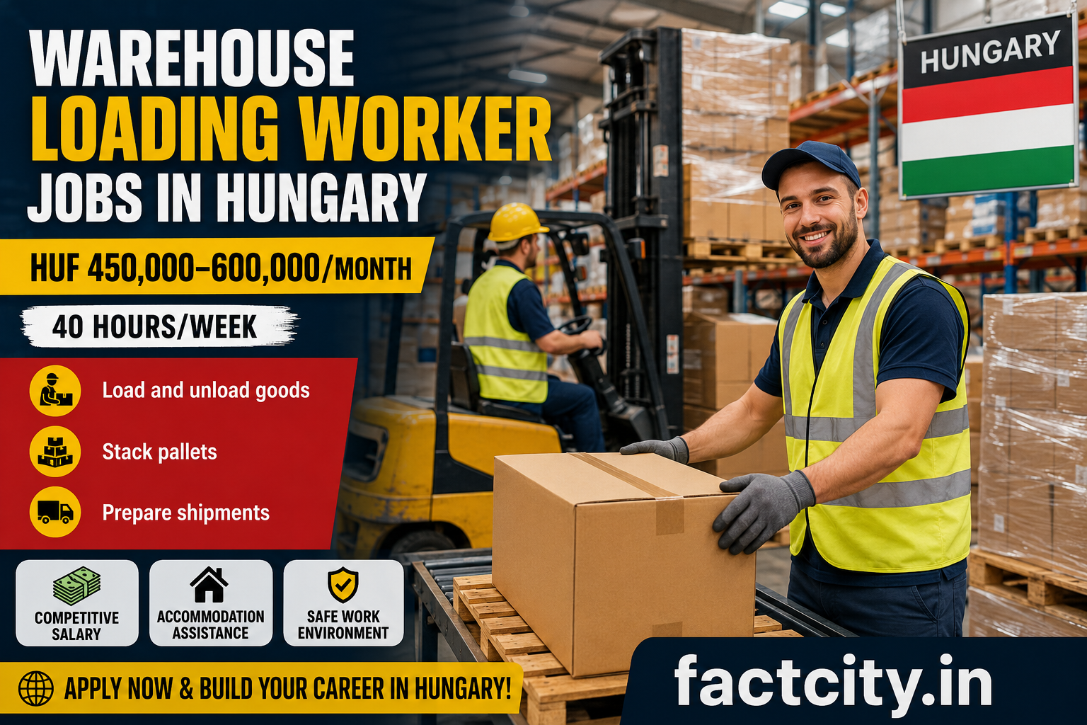 Warehouse Loading Worker Jobs in Hungary