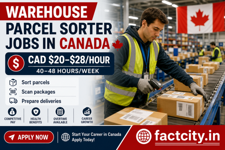 Warehouse Parcel Sorter Jobs in Canada