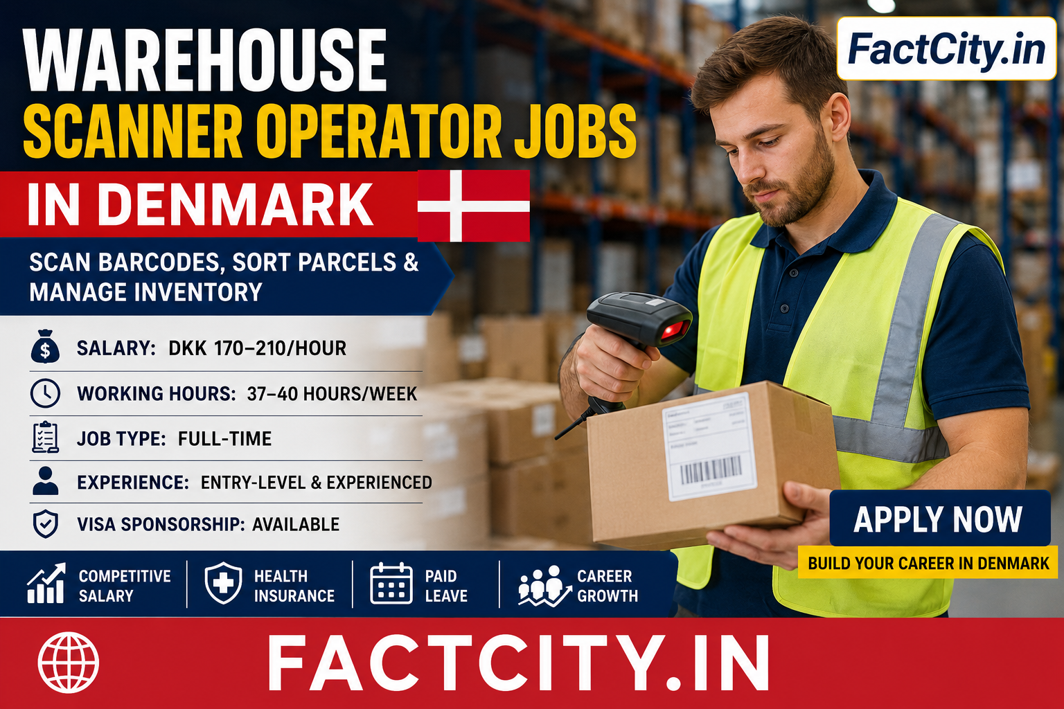 Warehouse Scanner Operator Jobs in Denmark