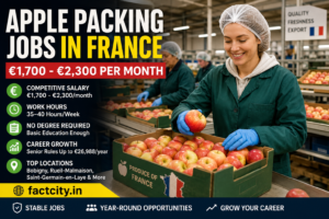 Apple Packing Worker Jobs in France