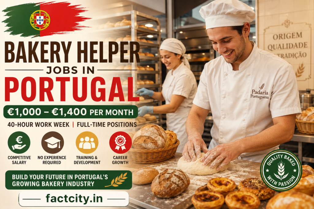 Bakery Helper Jobs in Portugal