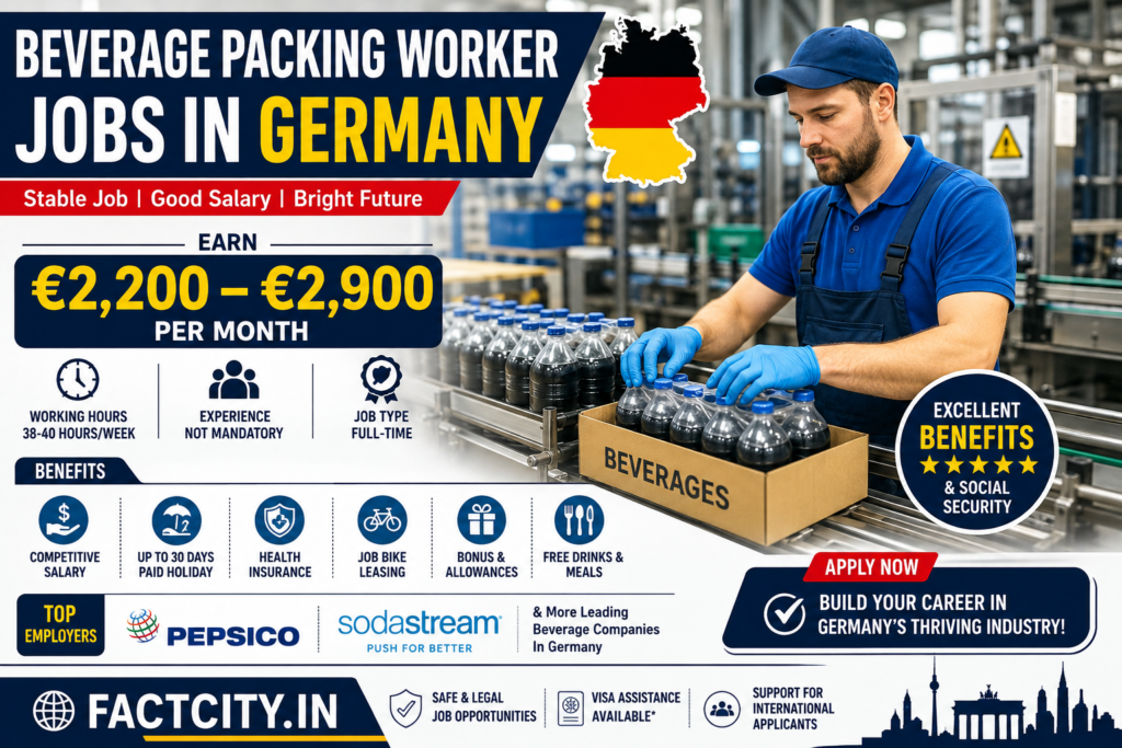 Beverage Packing Worker Jobs in Germany