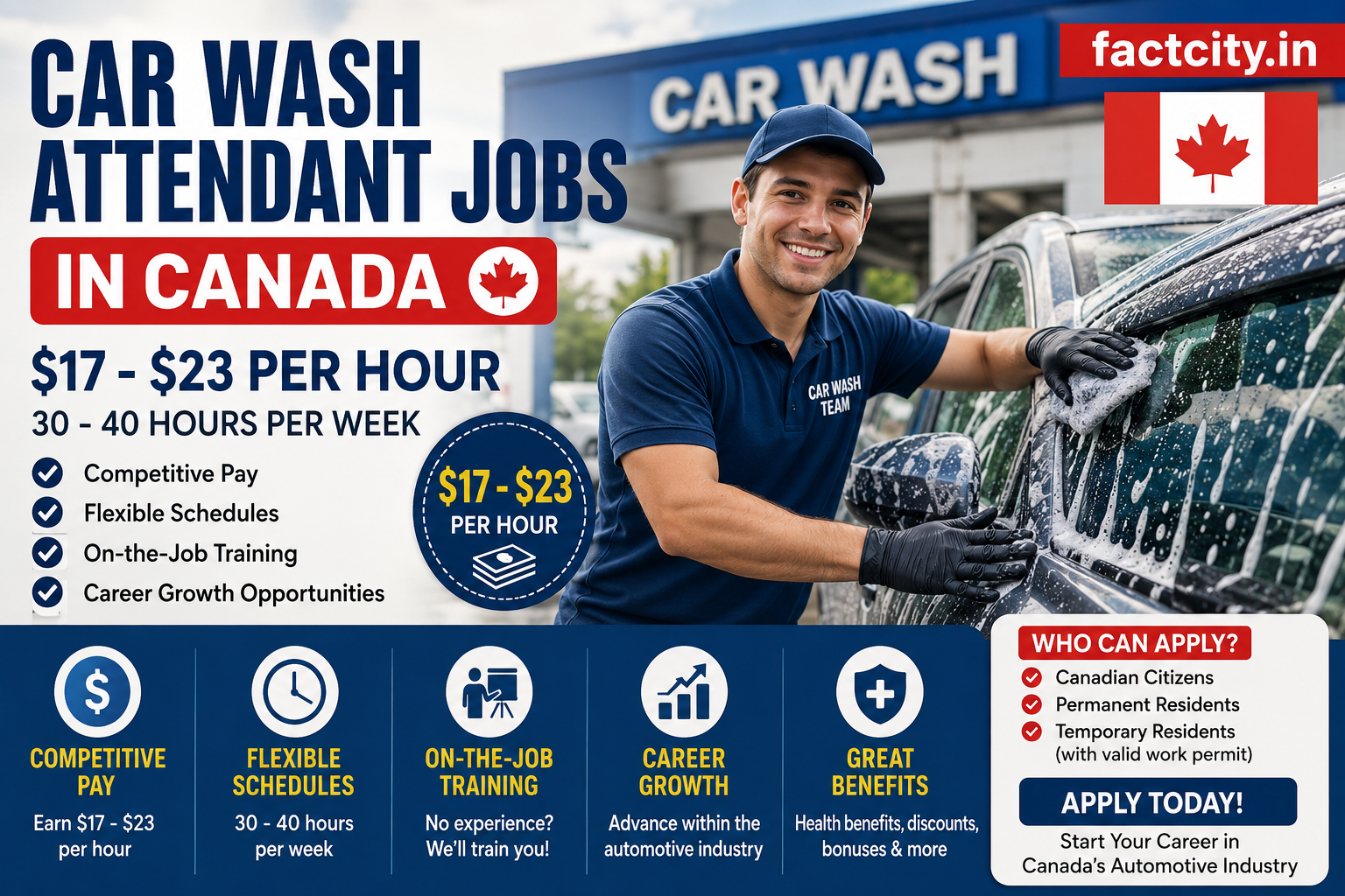 Car Wash Attendant Jobs in Canada
