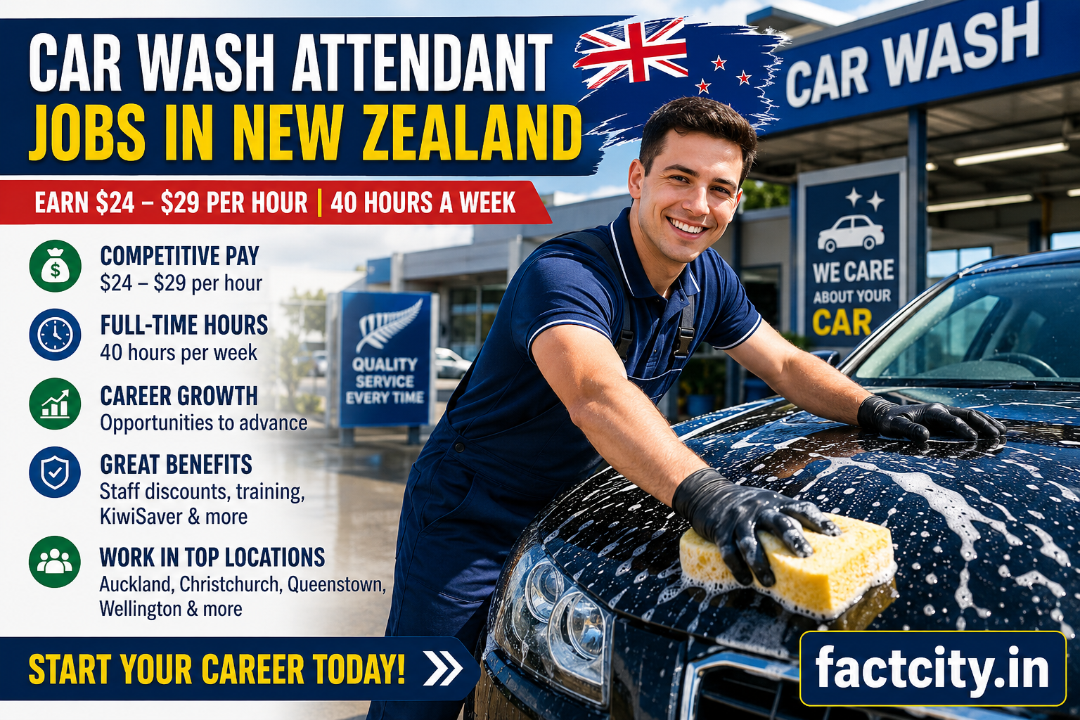 Car Wash Attendant Jobs in New Zealand
