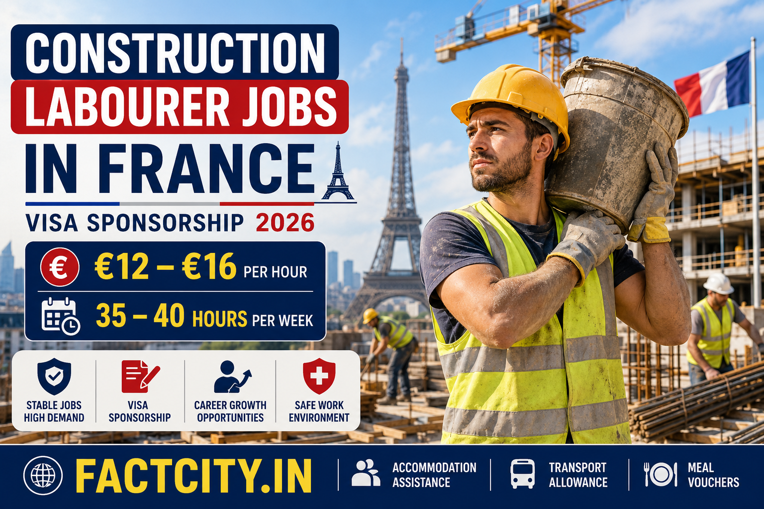 Construction Labourer Jobs in France