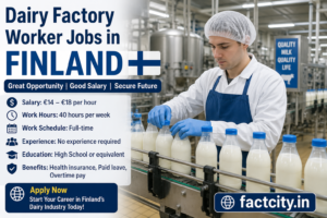Dairy Factory Worker Jobs in Finland
