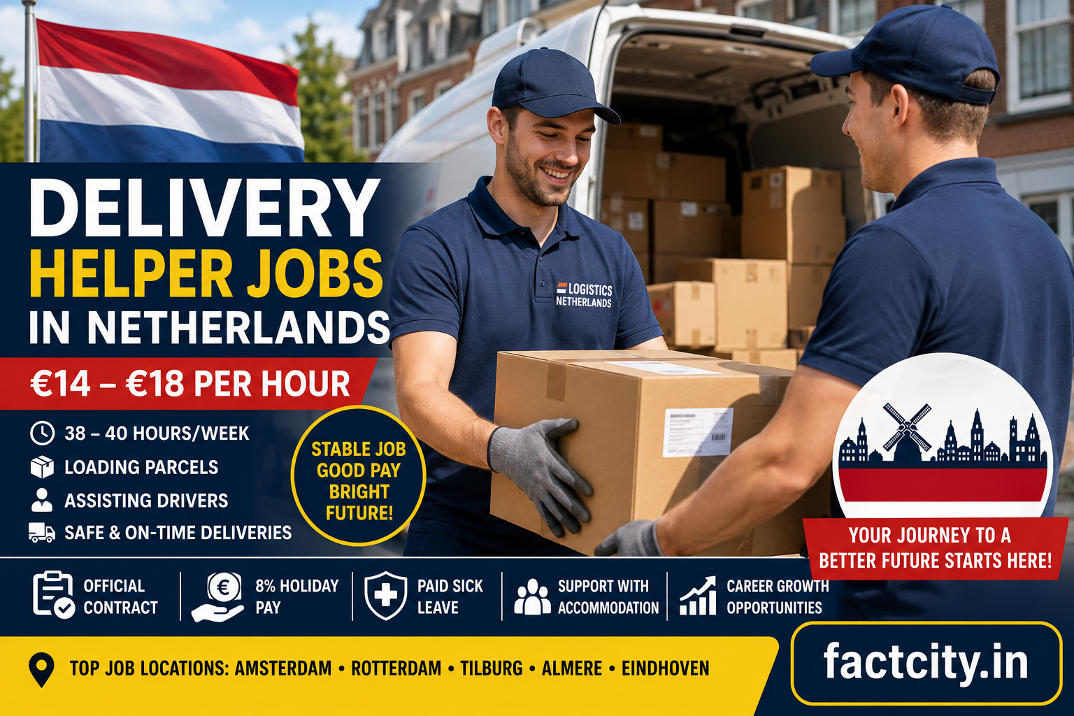Delivery Helper Jobs in Netherlands