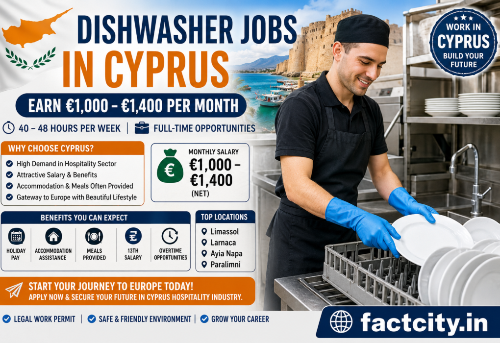 Dishwasher Jobs in Cyprus