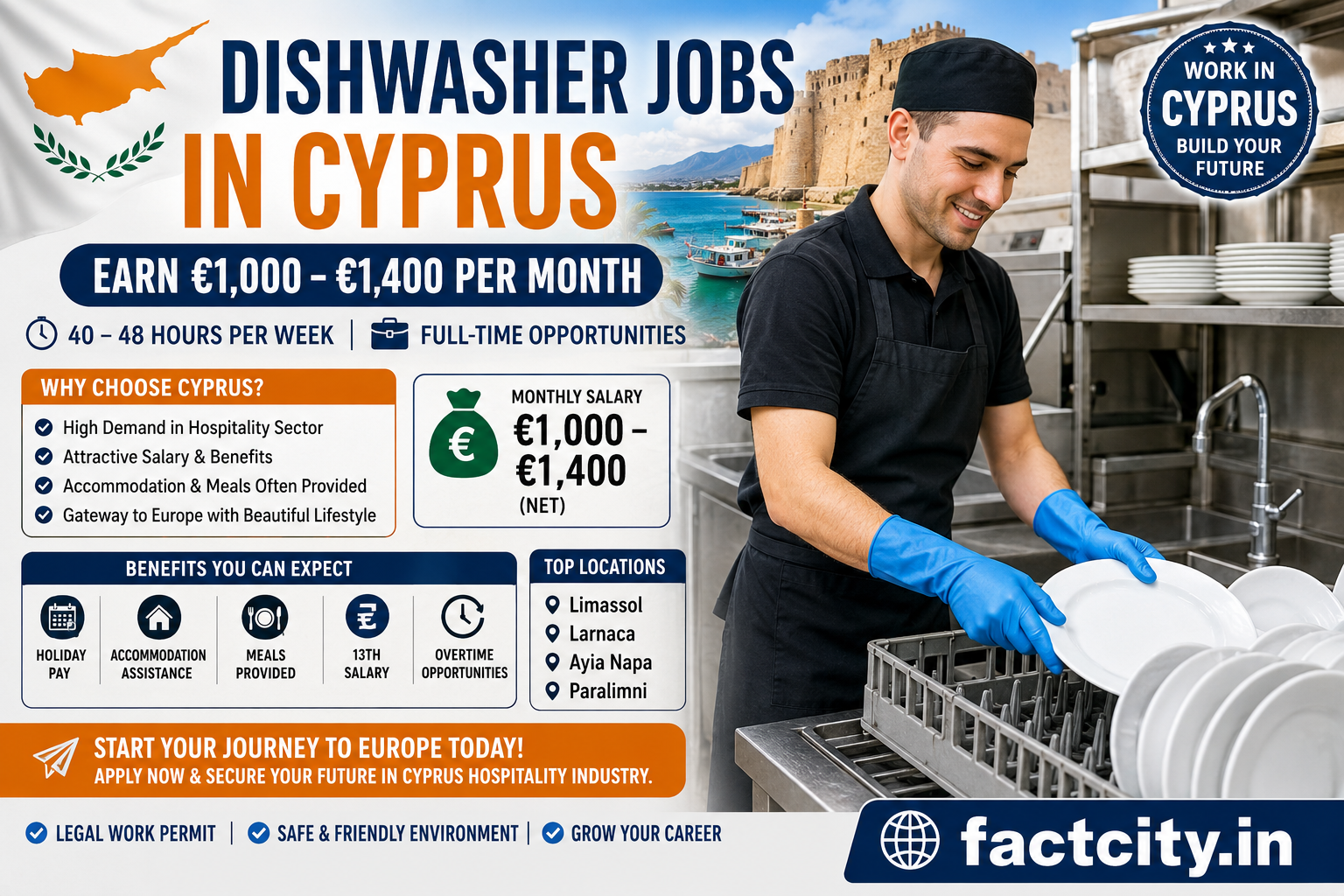 Dishwasher Jobs in Cyprus