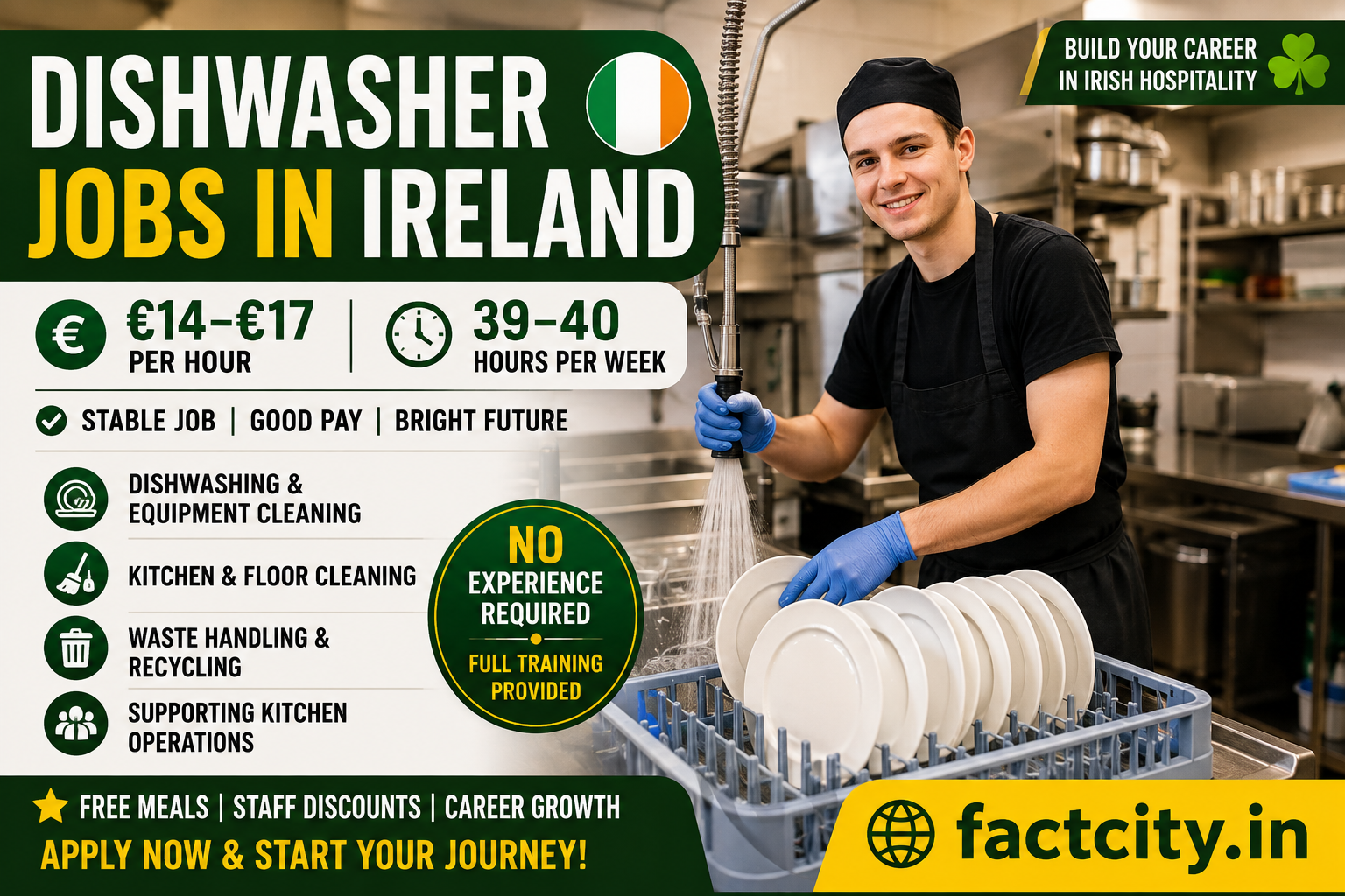 Dishwasher Jobs in Ireland