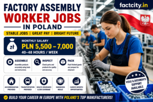 Factory Assembly Worker Jobs in Poland