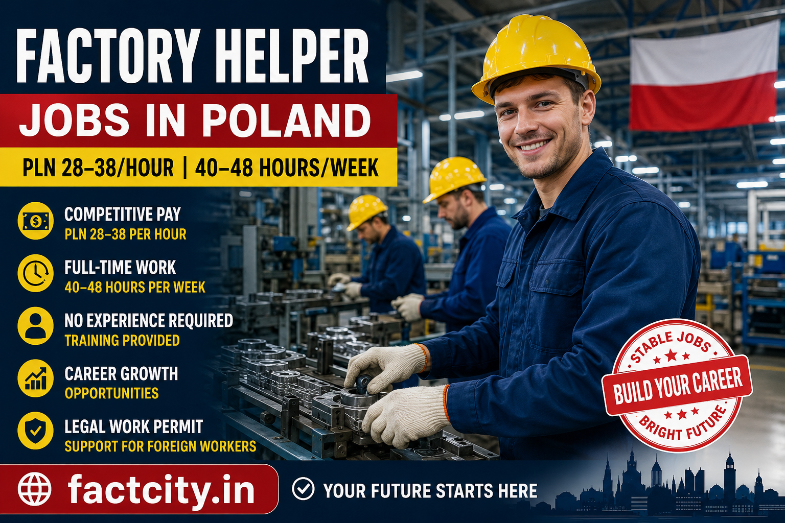 Factory Helper Jobs in Poland